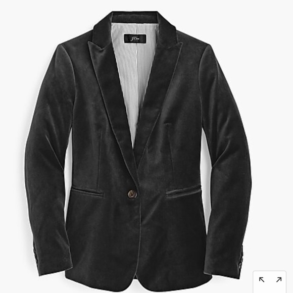 J. Crew Jackets & Blazers - J. Crew Tall Parke Velvet Blazer, NWT!